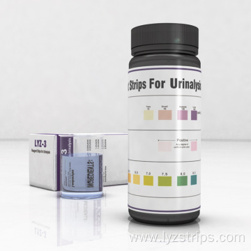 UTI urinary tract infection 3 parameters test strips